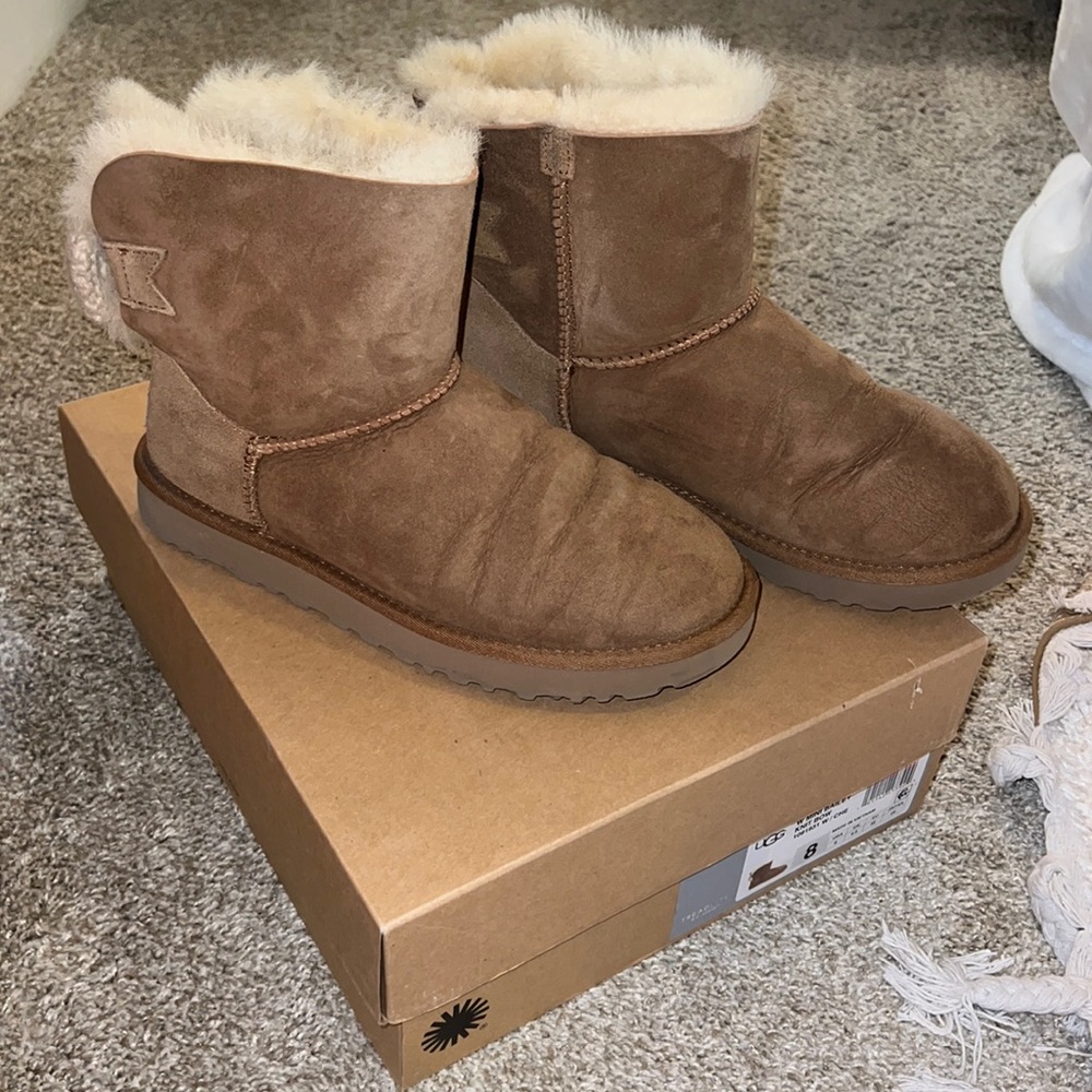 Mini Bailey Knit Bow Uggs